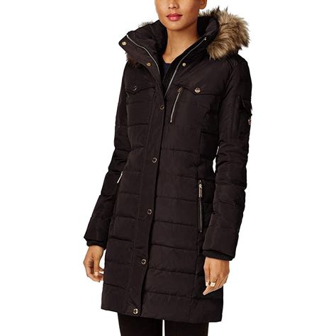 michael kors women's hooded coat|Michael Kors women's coats sale.